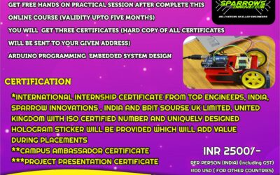 INTERNATIONAL ARDUINO PROGRAMMING AND EMBEDDED SYSTEM INTERNSHIP TRAINING (ARDUINO – 2022)