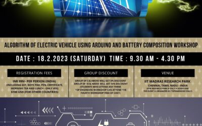 ALGORITHM OF ELECTRIC VEHICLE USING ARDUINO AND BATTERY COMPOSITION WORKSHOP