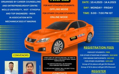 FIVE DAYS INTERNATIONAL TRAINING ON IC ENGINES, ELECTRIC AND HYBRID VEHICLES (POWER-2023)