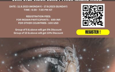 7 DAYS INTERNATIONAL INTERNSHIP ON DEEP LEARNING FOR COMPUTER VISION USING PYTHON (ONLINE MODE)