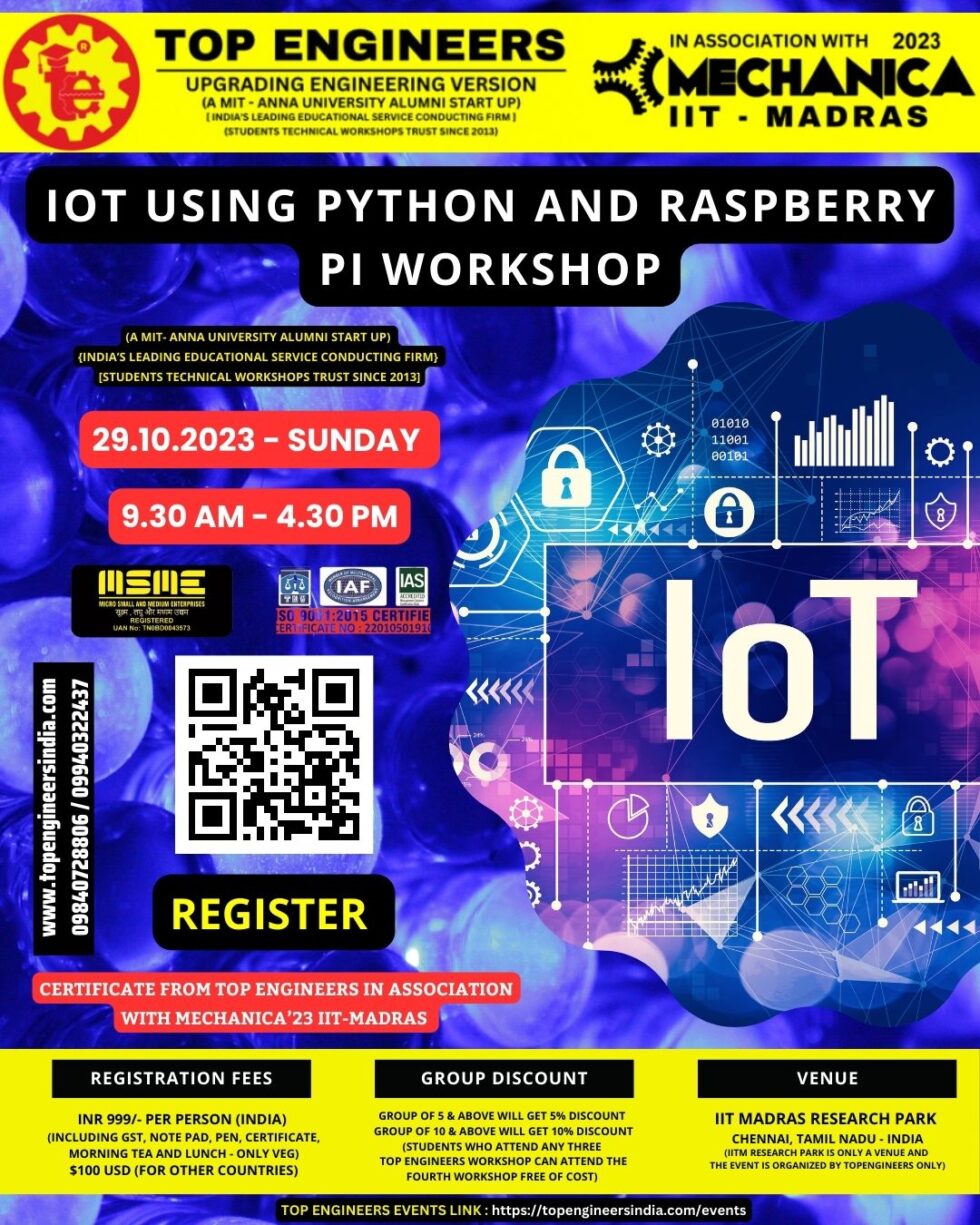 IOT USING PYTHON AND RASPBERRY PI WORKSHOP - TopEngineers