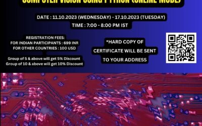 7 DAYS INTERNATIONAL INTERNSHIP ON DEEP LEARNING FOR COMPUTER VISION USING PYTHON (ONLINE MODE)