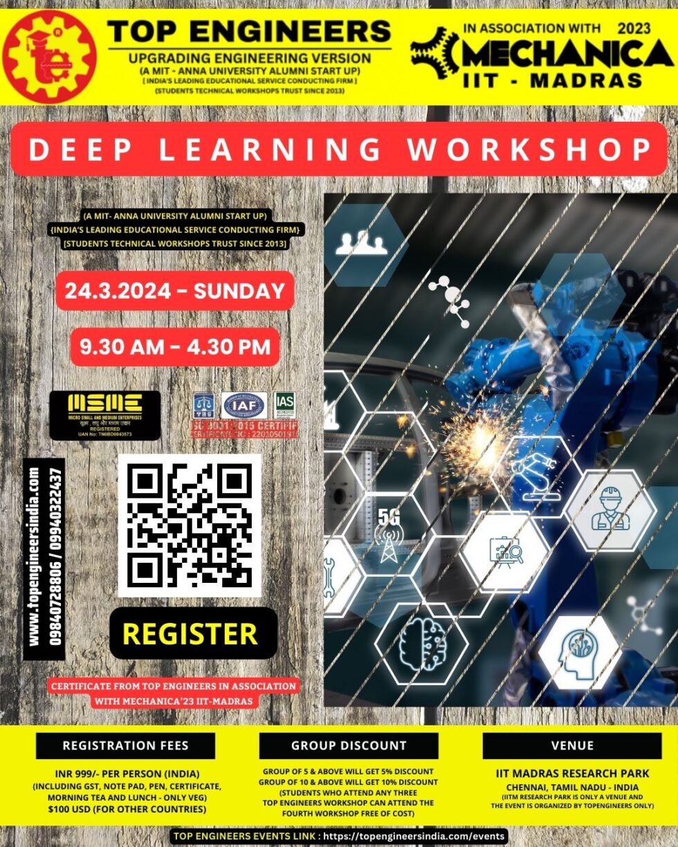 Deep Learning Workshop by TOP ENGINEERS