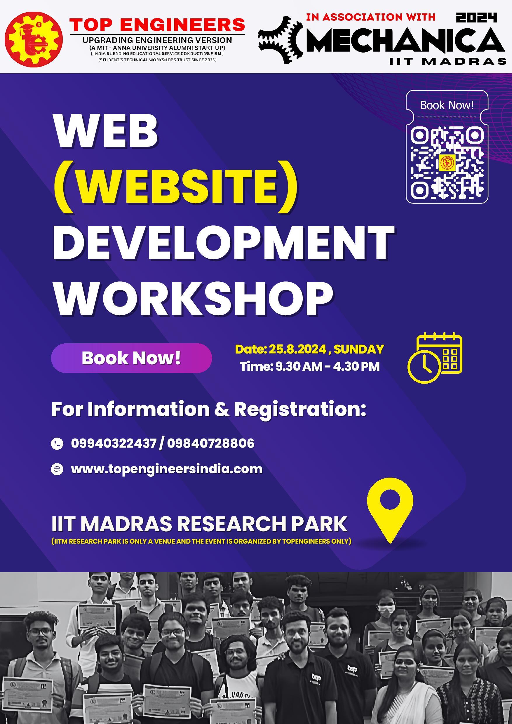 Website Development Workshop Banner