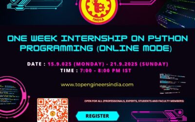 ONE WEEK INTERNSHIP ON PYTHON PROGRAMMING (ONLINE MODE)