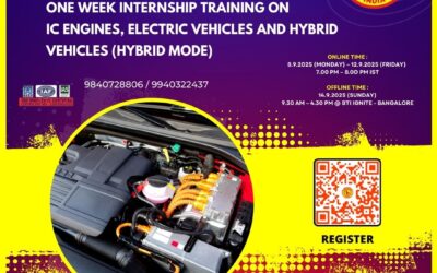 ONE WEEK INTERNSHIP TRAINING ON IC ENGINES, ELECTRIC VEHICLES AND HYBRID VEHICLES (HYBRID MODE)