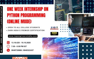 ONE WEEK INTERNSHIP ON PYTHON PROGRAMMING (ONLINE MODE)