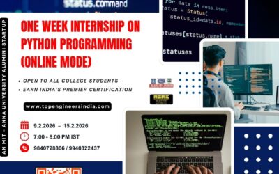 ONE WEEK INTERNSHIP ON PYTHON PROGRAMMING (ONLINE MODE)