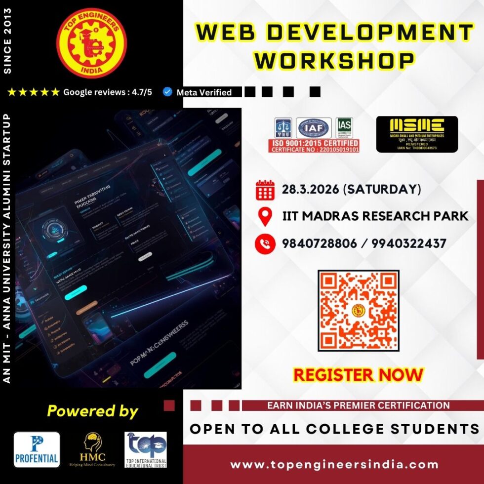 WEB DEVELOPMENT WORKSHOP - TopEngineers