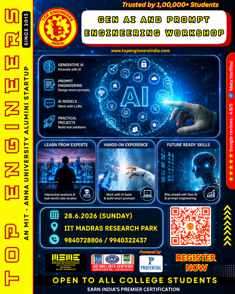 GEN AI AND PROMPT ENGINEERING WORKSHOP - TopEngineers