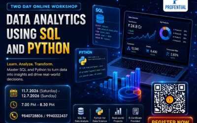 TWO DAY ONLINE WORKSHOP DATA ANALYTICS USING SQL AND PYTHON
