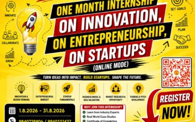ONE MONTH INTERNSHIP ON INNOVATION, ENTREPRENEURSHIP AND STARTUPS