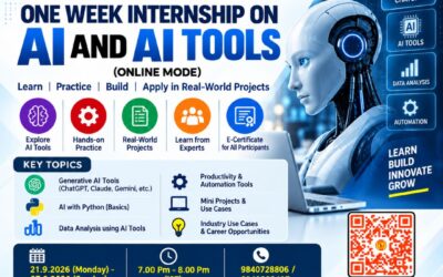 ONE WEEK INTERNSHIP ON AI AND AI TOOLS (online mode)